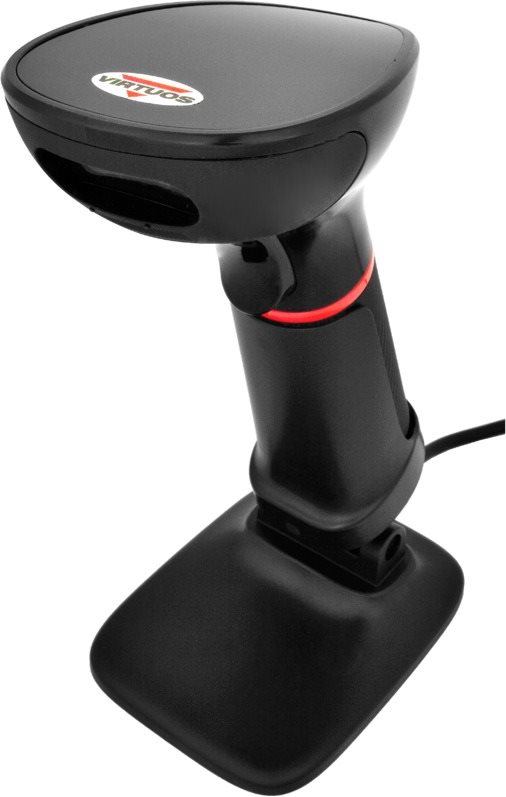 Virtuos CCD HT-855A USB fekete Vonalkódolvasó