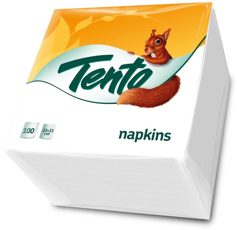 TENTO Family 100 db, 33 × 33 cm Papírszalvéta