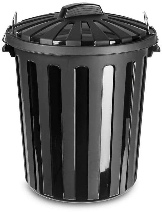 Plastic Forte Popelnice City szeméttároló, fekete, fedéllel, 51 l...