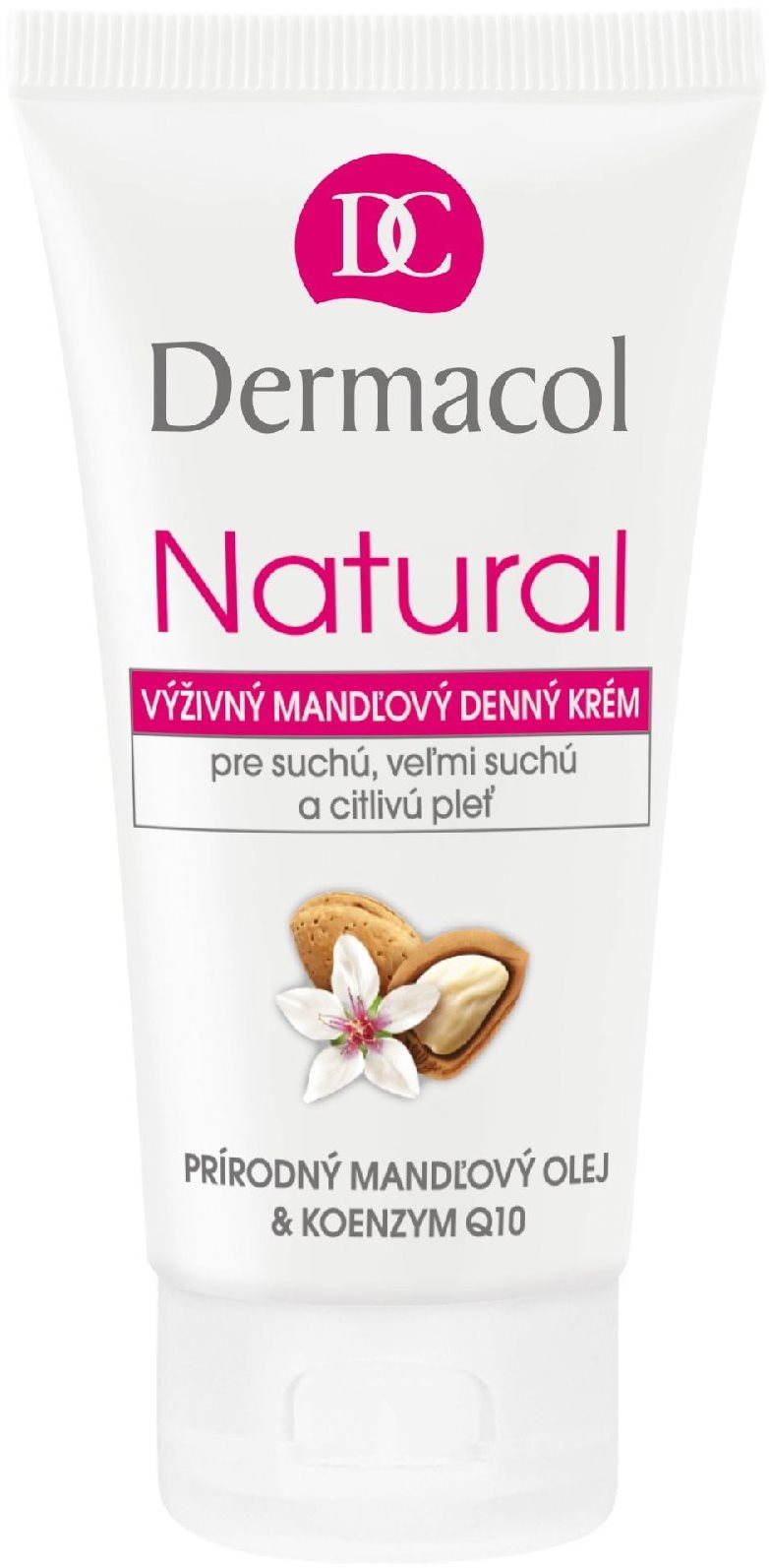 DERMACOL Natural mandľový denný krém 50 ml Krém na tvár