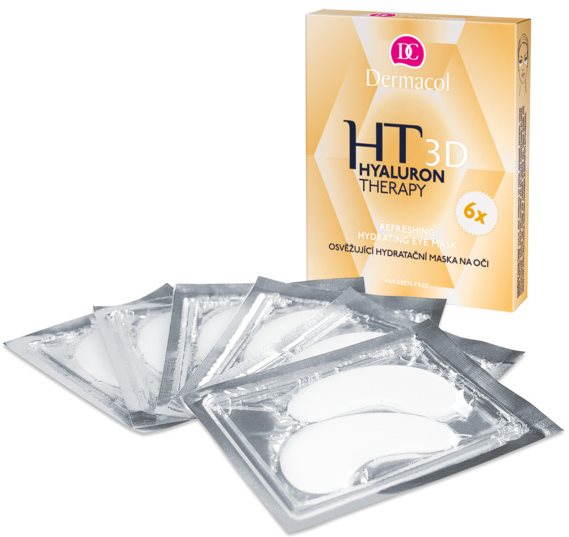 DERMACOL Hyaluron Therapy 3D osviežujúca hydratačná maska na oči...