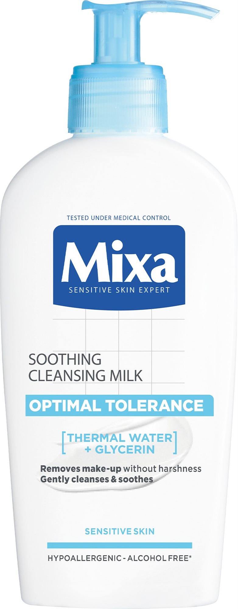 MIXA Optimal Tolerance Cleansing Milk 200 ml Čistiace mlieko