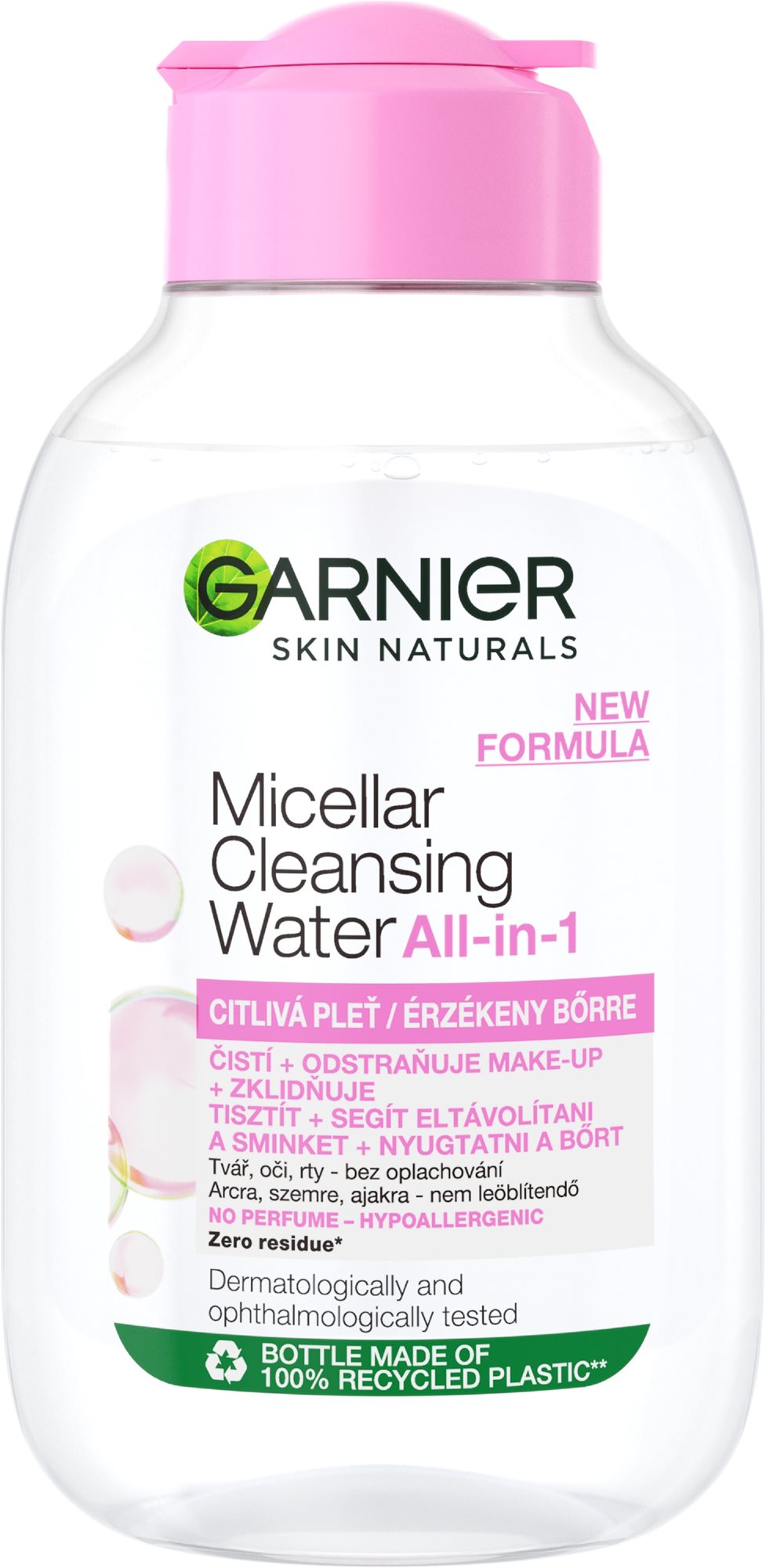 GARNIER MINI micelárna voda na citlivú pleť 100 ml Micelárna voda