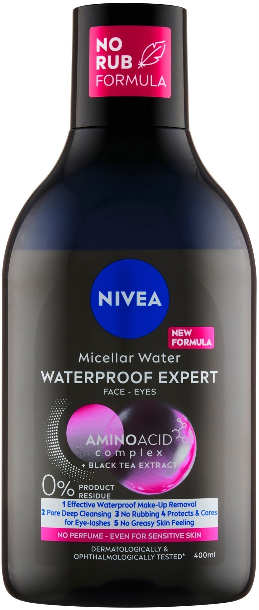 NIVEA MicellAIR Expert Waterproof Micellar Water 400 ml Micelárna...