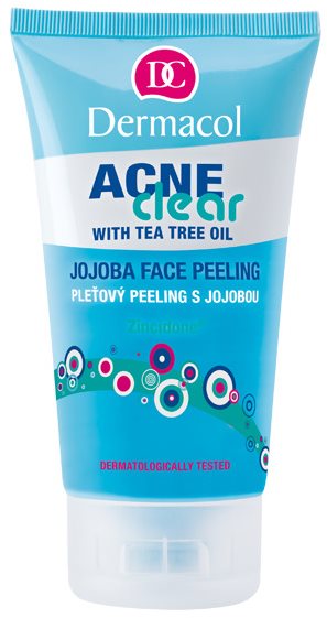 DERMACOL ACNEclear Jojoba Face Peeling 150 ml Pleťový peeling