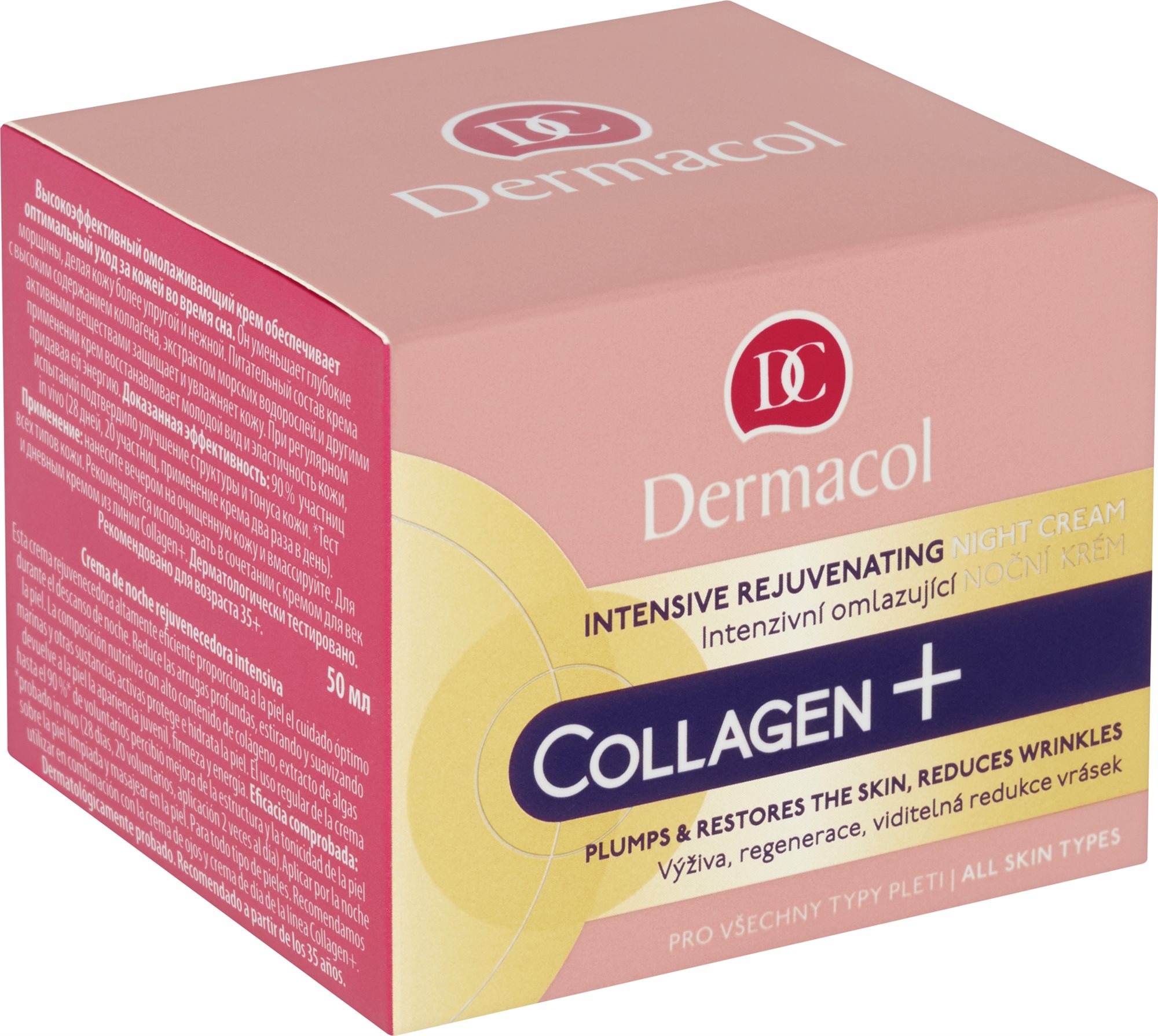 DERMACOL Collagen Plus Rejuvenating Night Cream 50 ml Krém na tvár