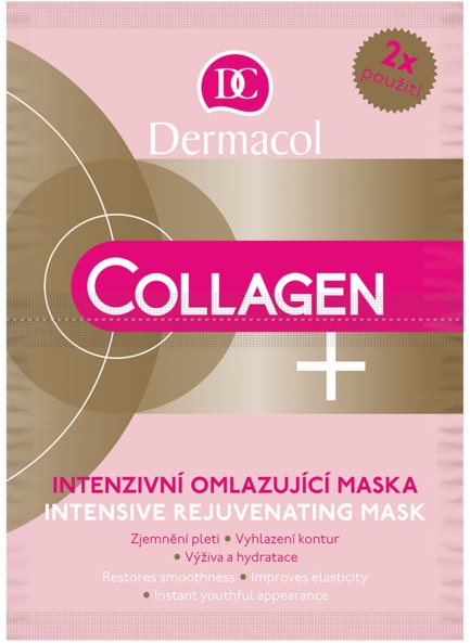 DERMACOL Collagen Plus Intensive Rejuvenating Mask 2× 8 ml Pleťová...