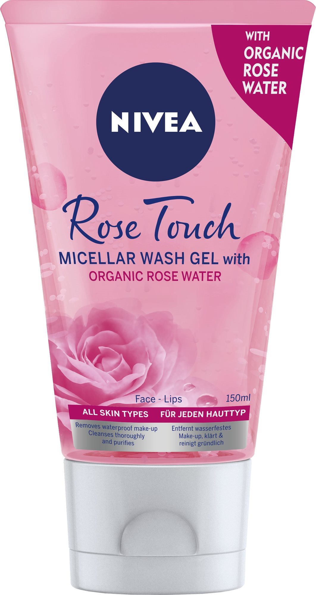NIVEA MicellAIR Rose Water Wash Gel 150 ml Micelárny gél