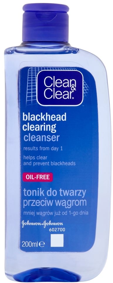 CLEAN & CLEAR Blackhead Clearing Cleanser 200 ml Pleťová voda