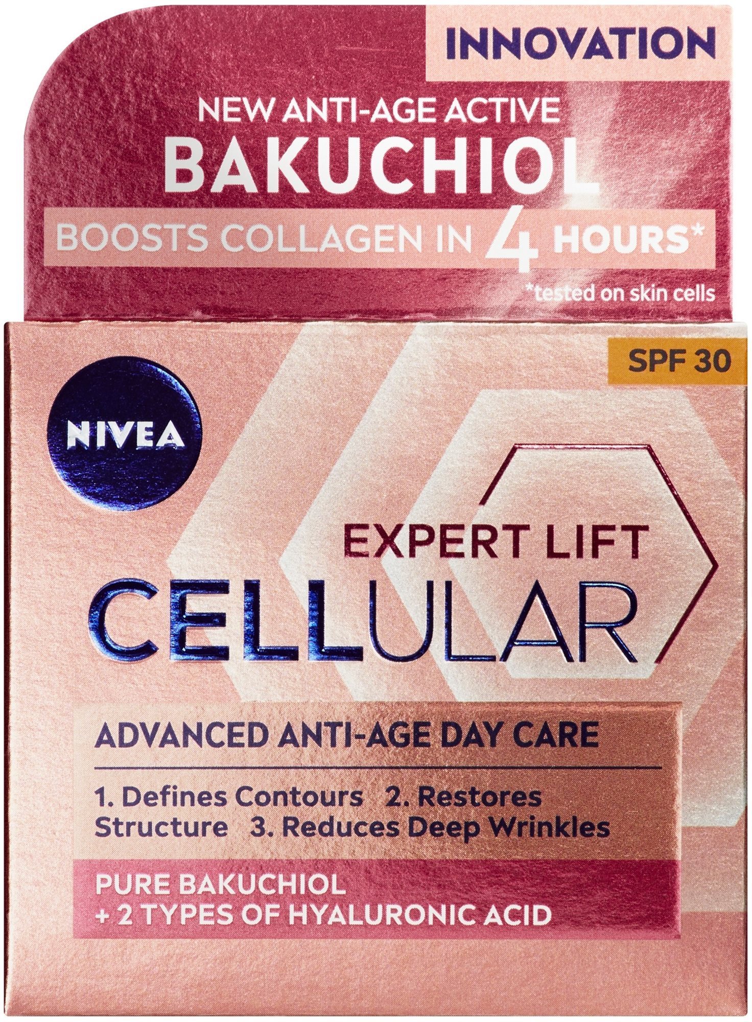 NIVEA Hyaluron Cellular Filler + Elasticity Remodelačný denný krém...