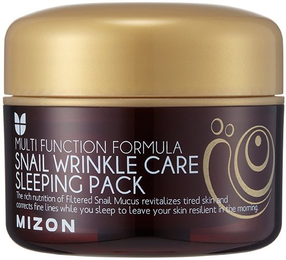 MIZON Snail Wrinkle Care Sleeping Pack 80 ml Arcpakolás