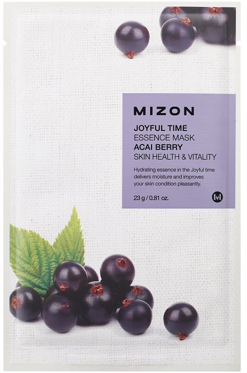 MIZON Joyful Time Essence Mask Acai Berry 23 g Pleťová maska