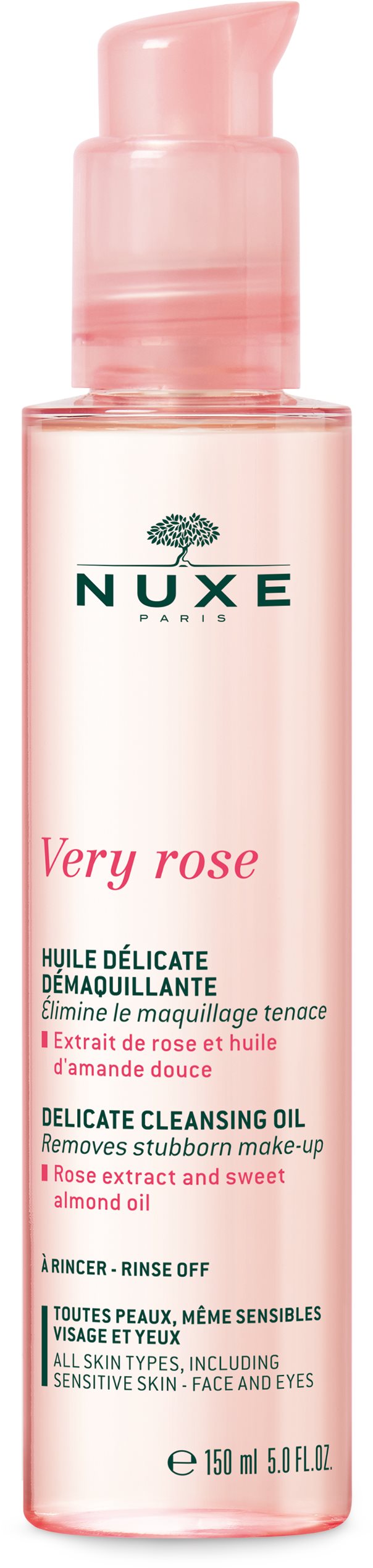 NUXE Very Rose Delicate Cleansing Oil 150 ml Odličovač