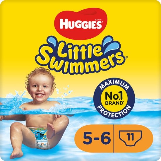HUGGIES Little Swimmers 5/6 (11 ks) Plienkové plavky