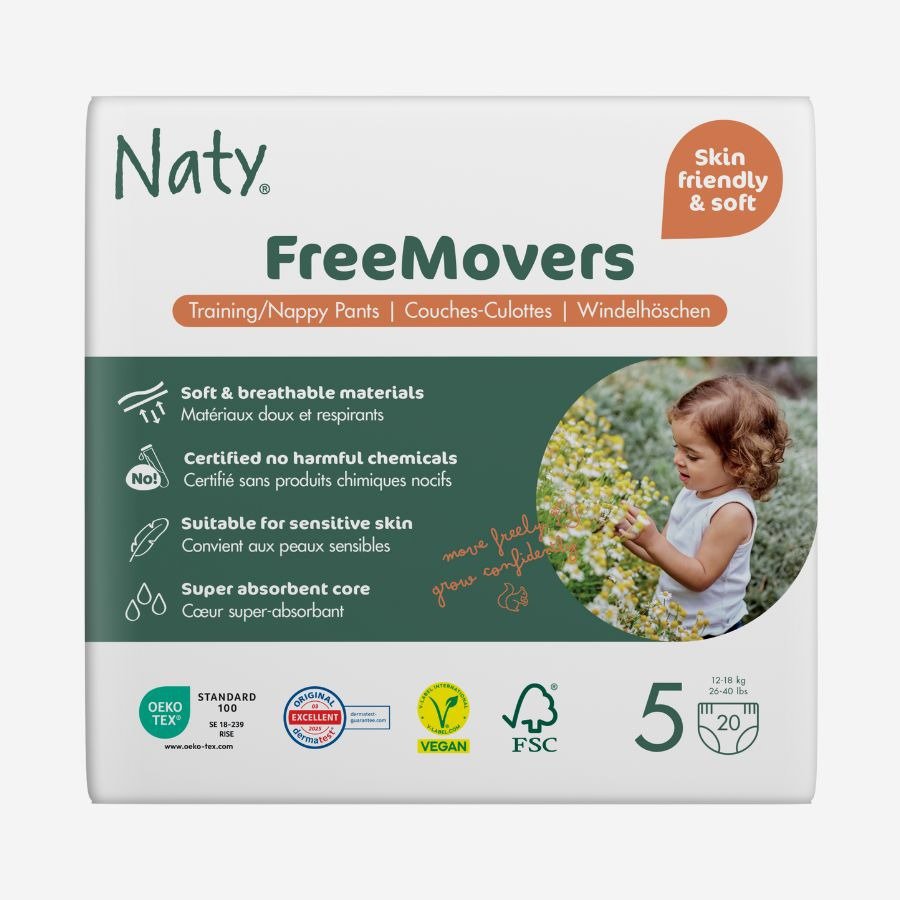 NATY Junior vel. 5 (20 ks) Eko plenkové kalhotky