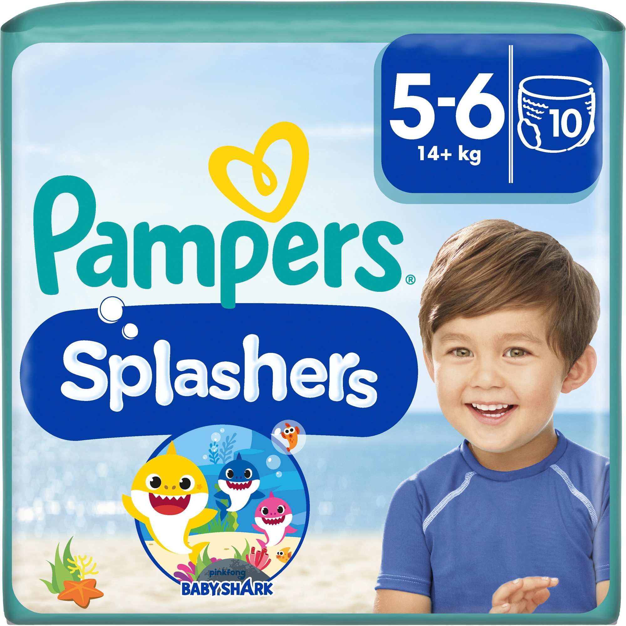 PAMPERS Splashers vel.5 (10 ks) Plenkové plavky