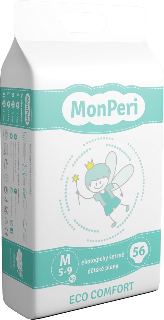 MonPeri ECO Comfort veľ. M (56 ks) Eko plienky