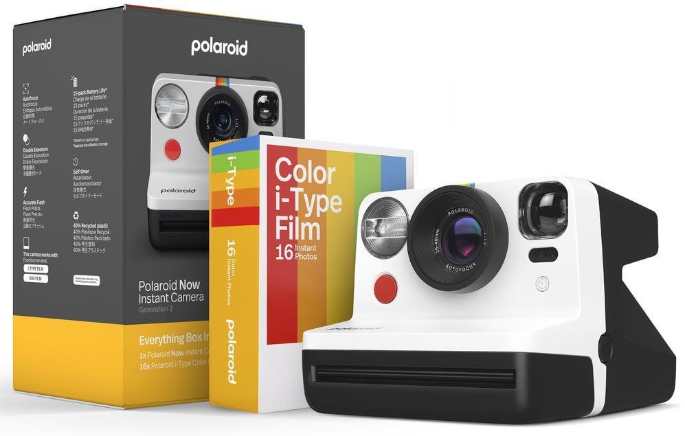 Polaroid Now Gen 2 E-box Black & White Instant fényképezőgép