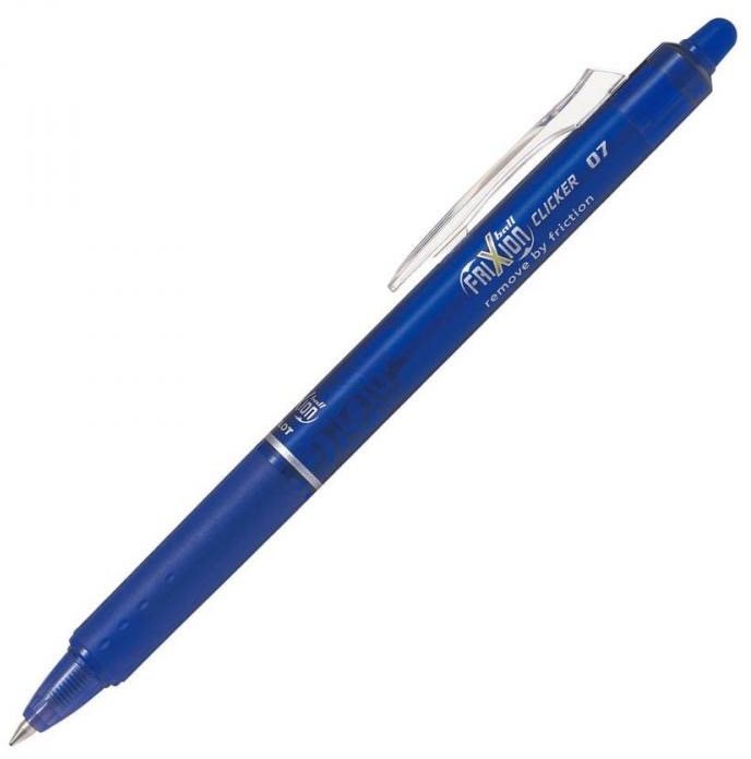 PILOT FriXion Clicker 07 / 0,35 mm, kék - 3 darabos csomagban...