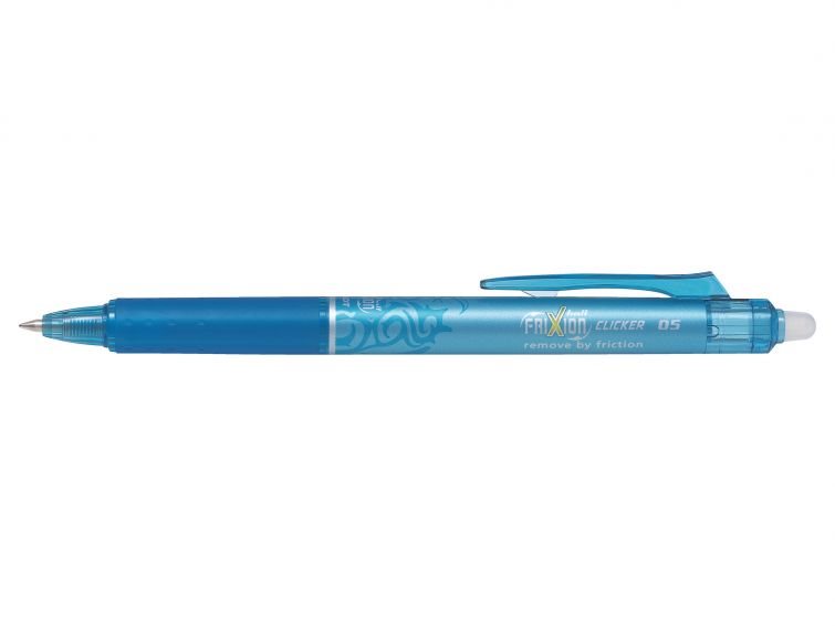 PILOT FriXion Clicker 05 / 0,25 mm, svetlo modré – balenie 3 ks...