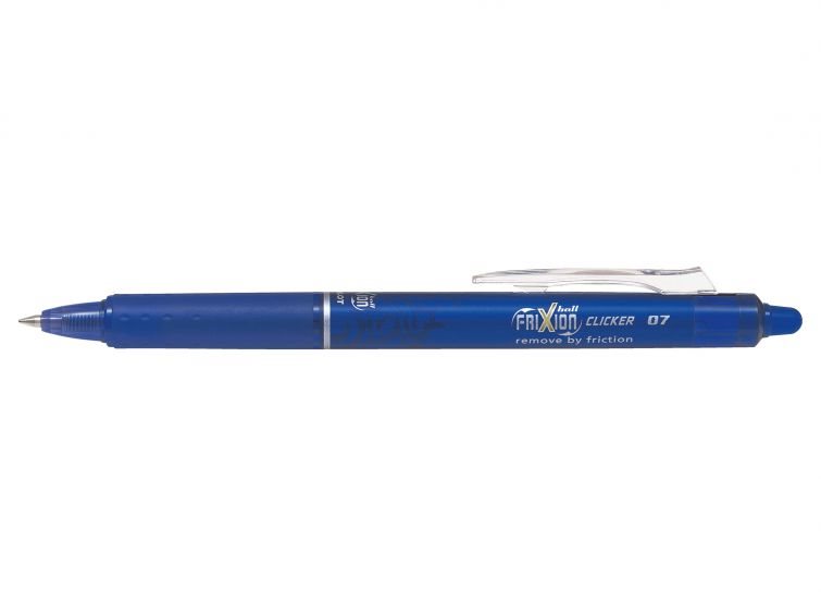 PILOT FriXion Clicker 07 / 0,35 mm, modré – balenie 1 ks + 3 ks...