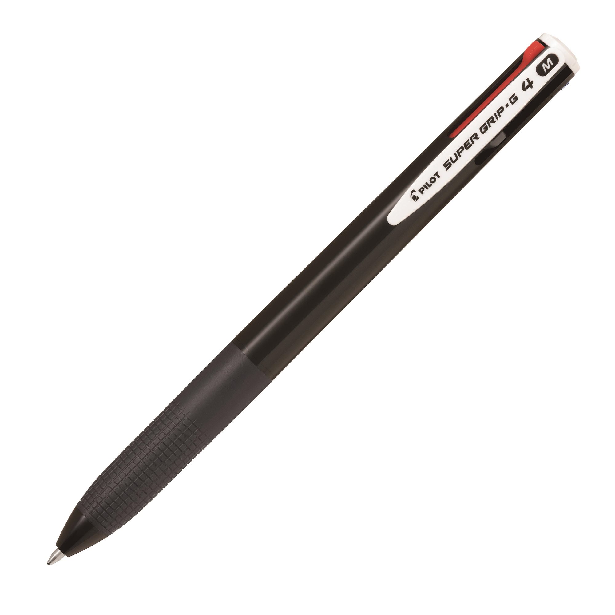 PILOT Super Grip-G4 KP, 4 színben, fekete Golyóstoll
