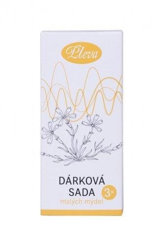 Pleva – Darčeková súprava 3 malých mydielok Darčeková sada kozmetiky