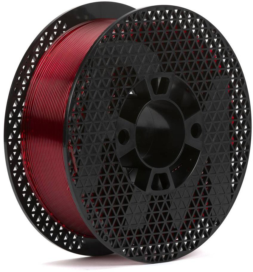 Filament PM 1.75 PETG 1kg - átlátszó piros Filament
