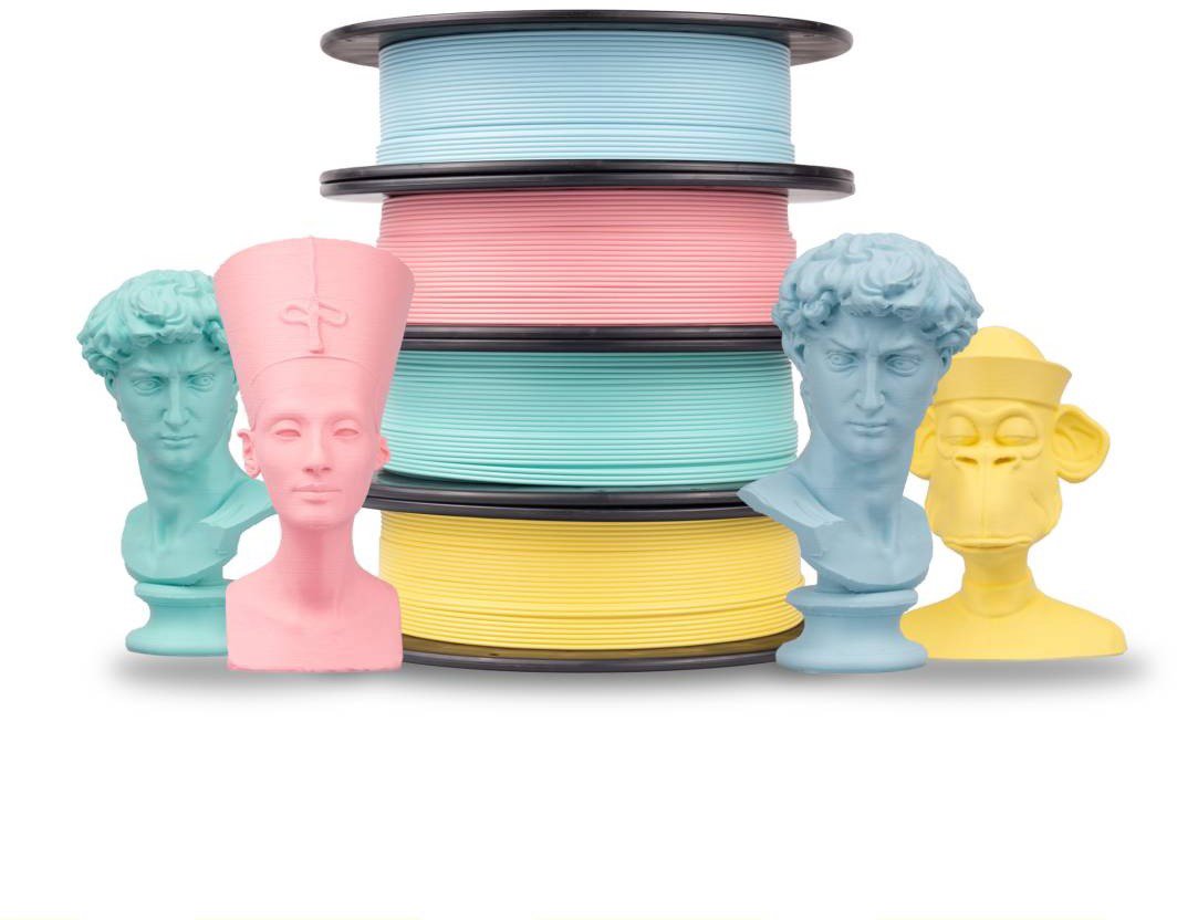 Filament PM 1.75 PLA+ Pastel Pack + Minták Filament