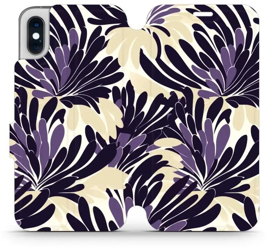 Mobiwear flip knížkové pro Apple iPhone X / XS - VA47S Pouzdro na...