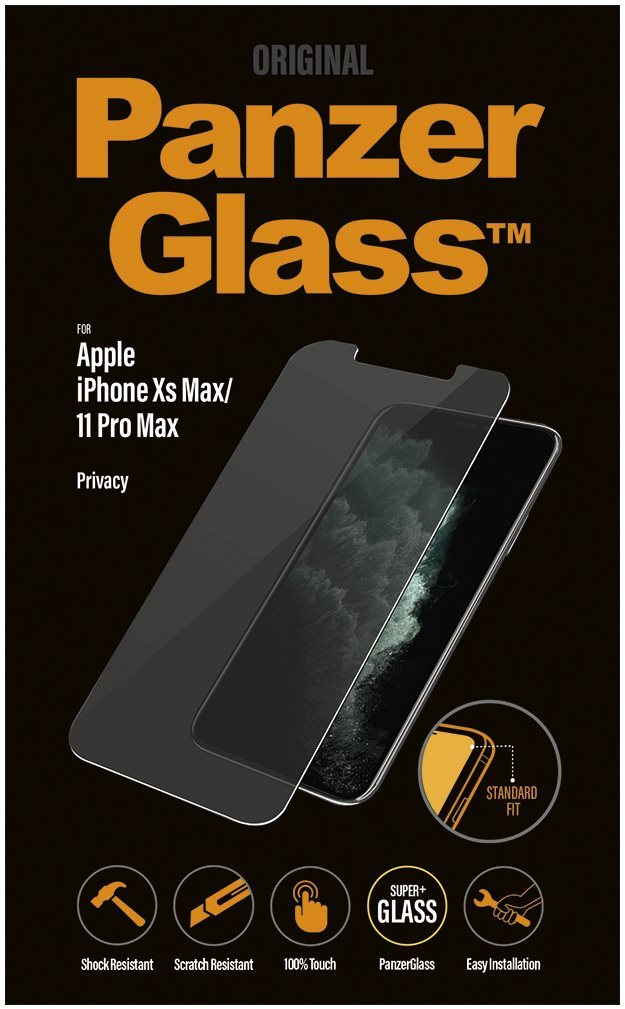 PanzerGlass Standard Privacy for Apple iPhone XS Max/11 Pro Max...
