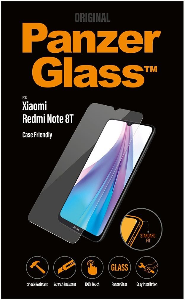 PanzerGlass Standard for Xiaomi Redmi Note 8T Clear Glass Screen...