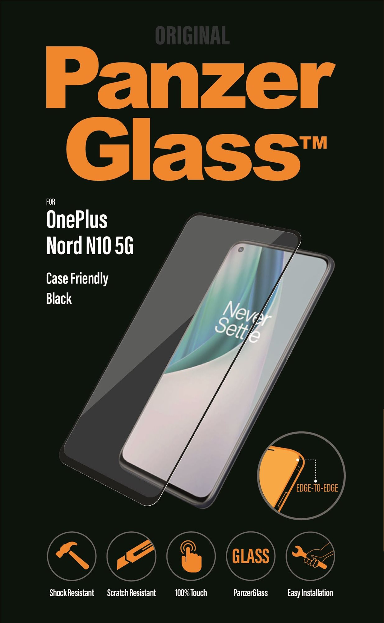 PanzerGlass Edge-to-Edge for OnePlus Nord N10 5G Glass Screen...