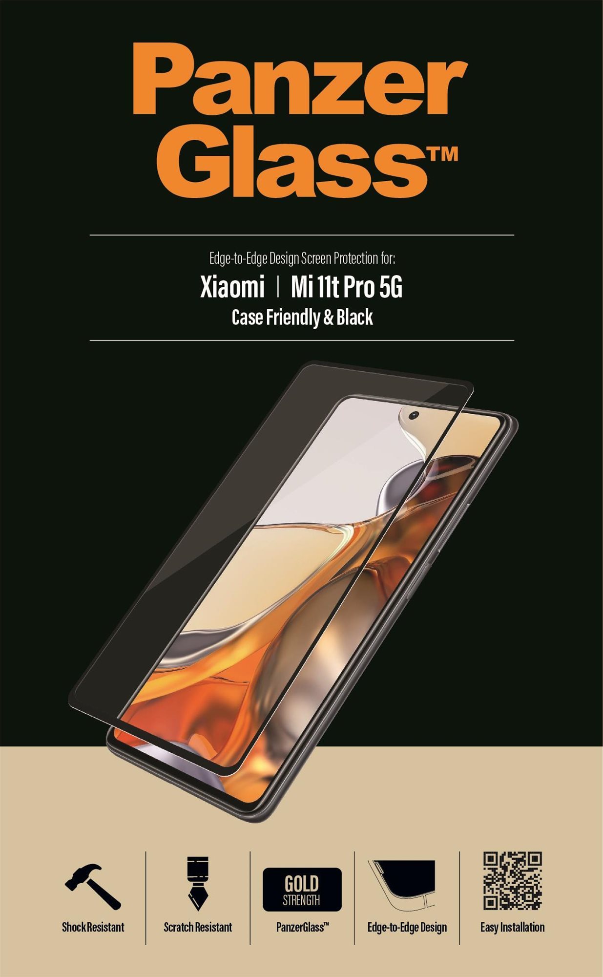 PanzerGlass Xiaomi Mi 11T/11T Pro 5G Verre trempé