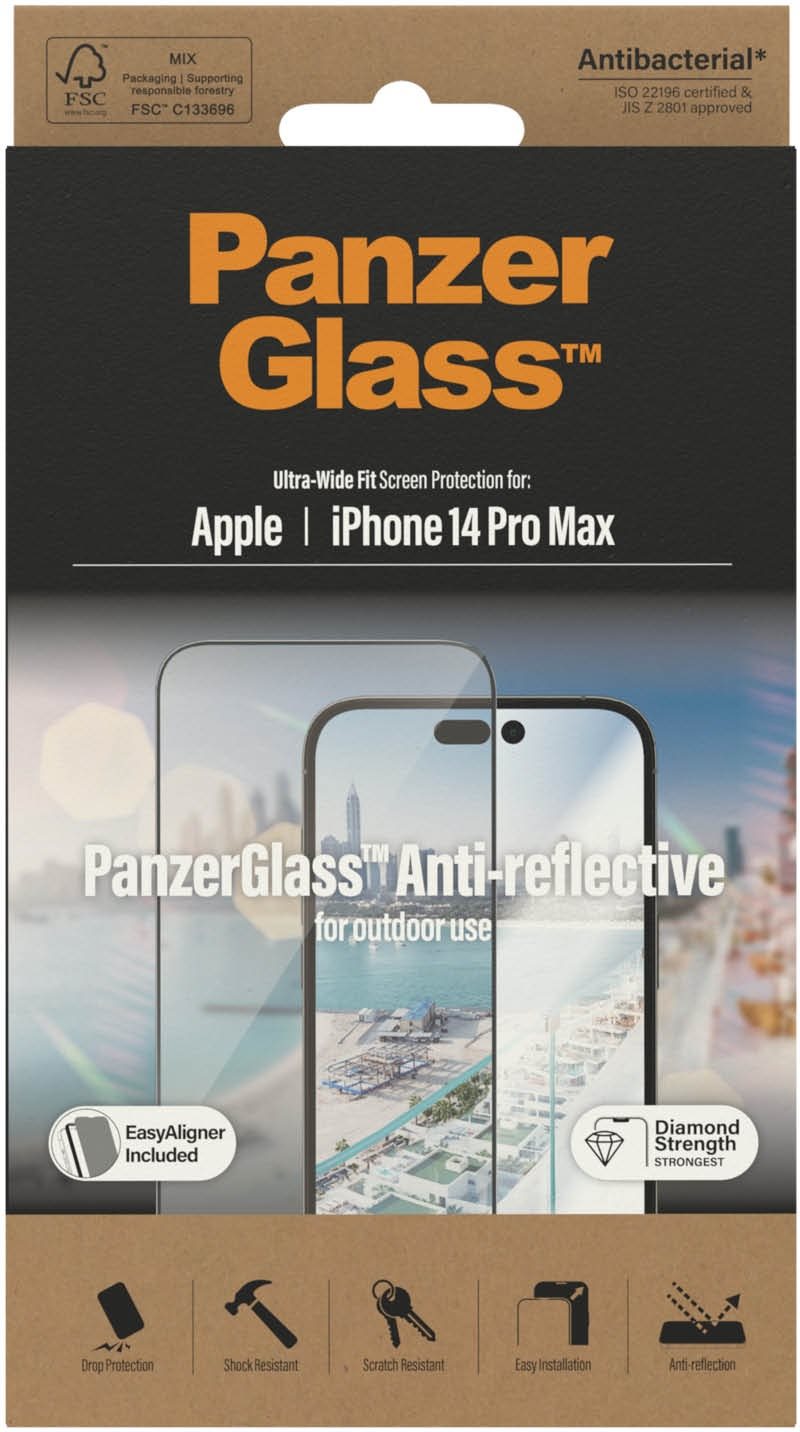 PanzerGlass Apple iPhone 14 Pro Max üvegfólia - tükröződésmentes +...