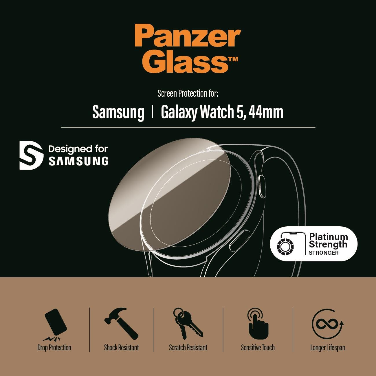 PanzerGlass Samsung Galaxy Watch 5 44 mm Ochranné sklo