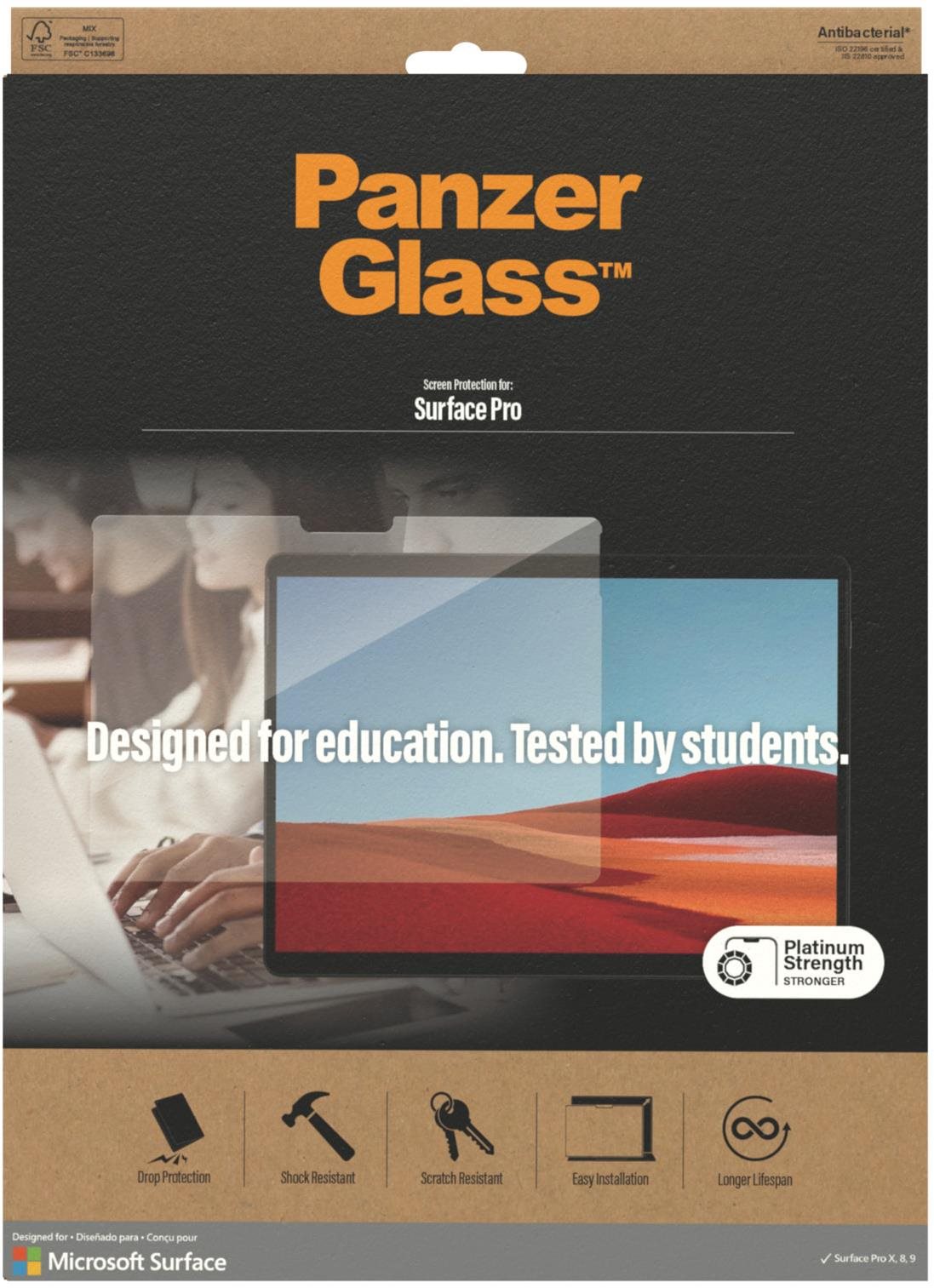 PanzerGlass für Microsoft Surface Pro X / Pro 8b / Pro 9 Schutzglas