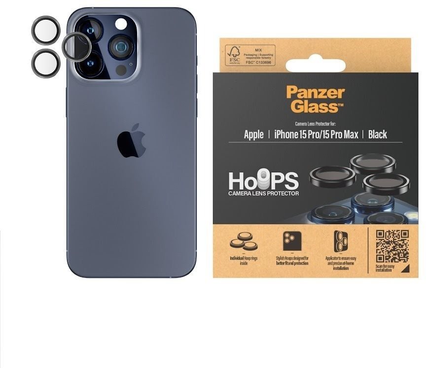 PanzerGlass Camera Protection Rings Apple iPhone 15 Pro/Pro Max-...