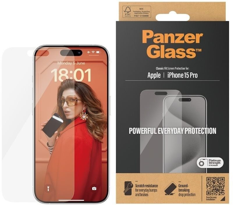 PanzerGlass Apple iPhone 15 Pro üvegfólia Üvegfólia