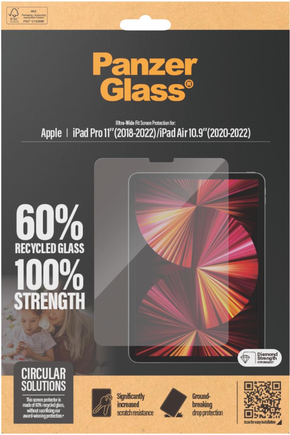 PanzerGlass Apple iPad Pro 11"/Air 10.9'' Schutzglas