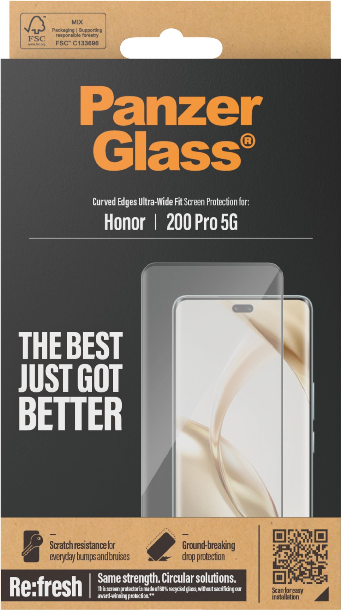 PanzerGlass Honor 200 PRO 5G Schutzglas