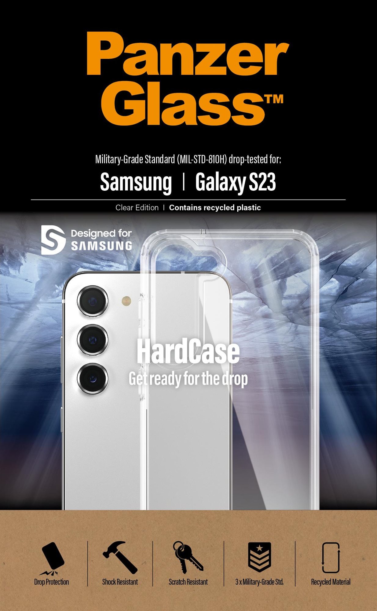 PanzerGlass HardCase Samsung Galaxy S23 Telefon tok