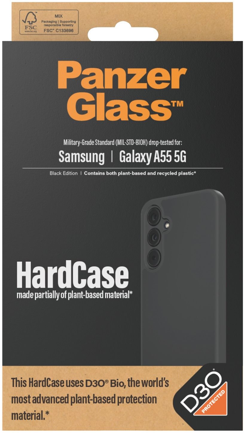 PanzerGlass Samsung Galaxy A55 5G (Black edition) HardCase D30 tok...