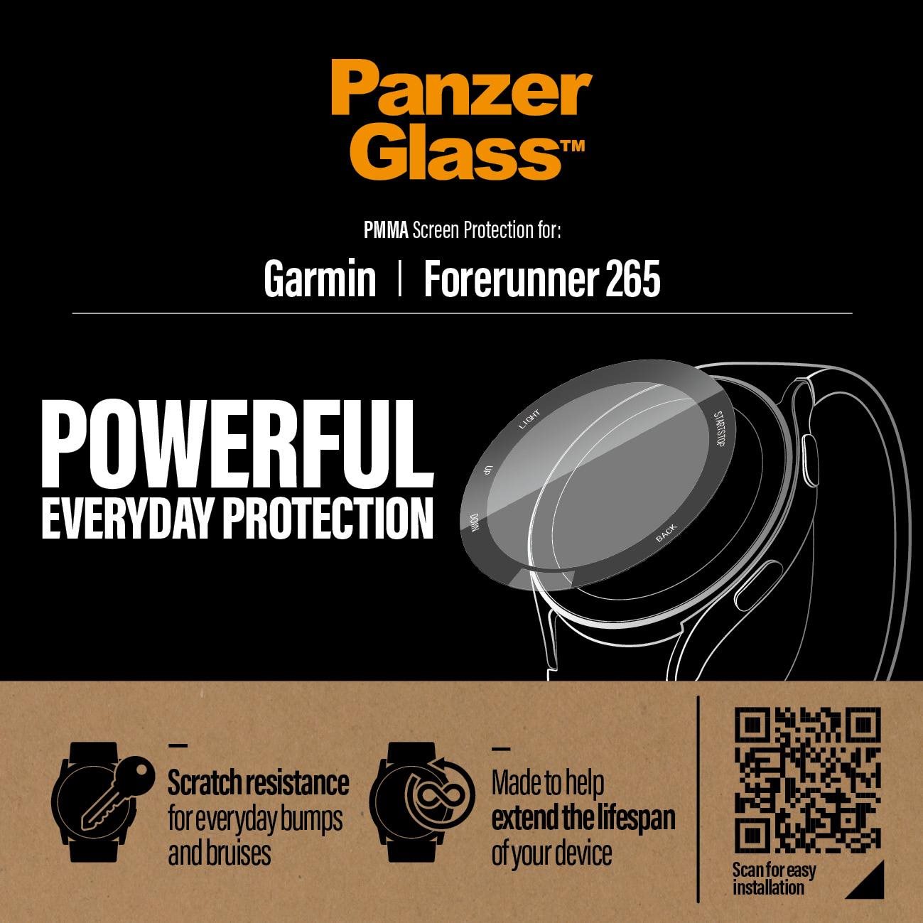 PanzerGlass Garmin Forerunner 265 Schutzglas