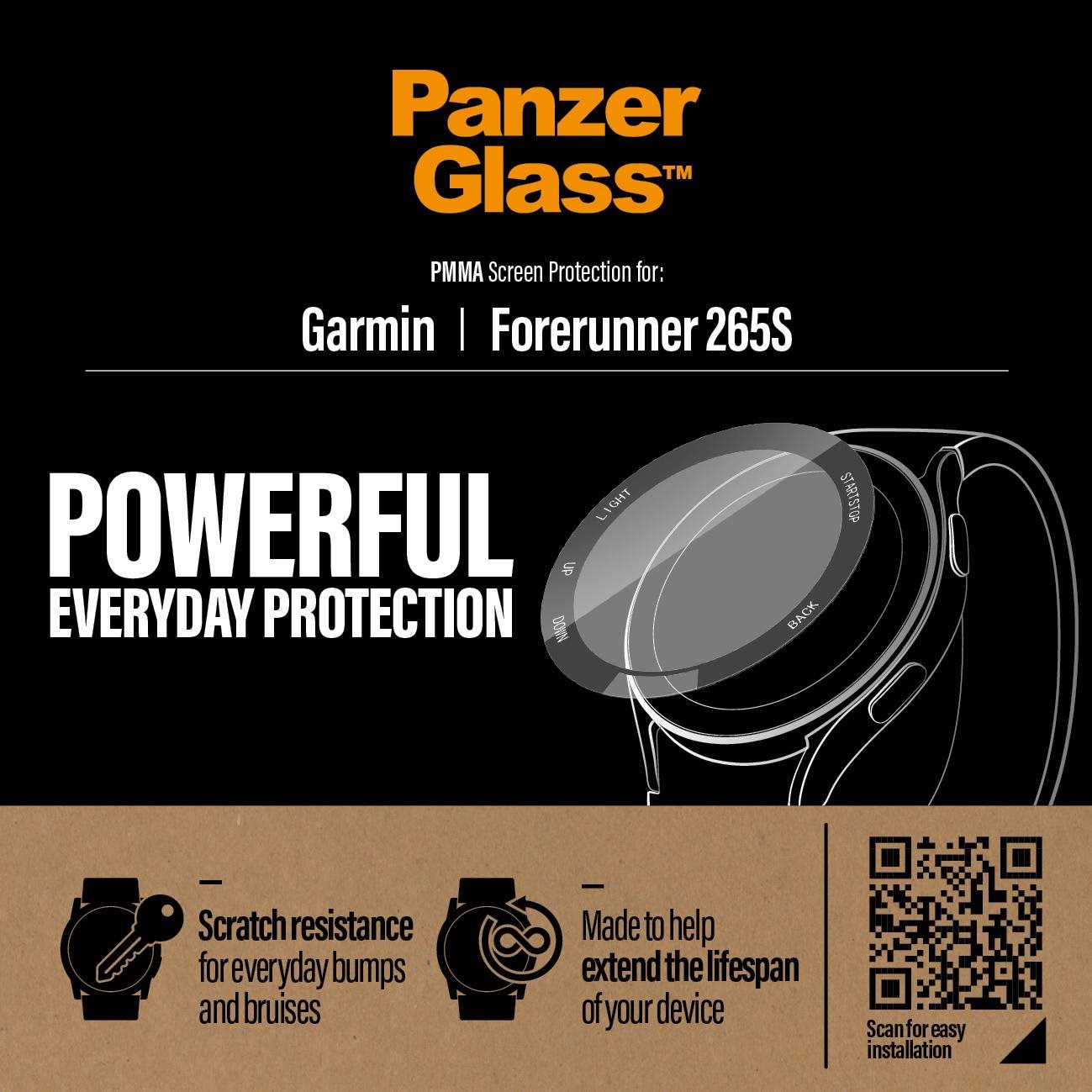 PanzerGlass Garmin Forerunner 265s Schutzglas