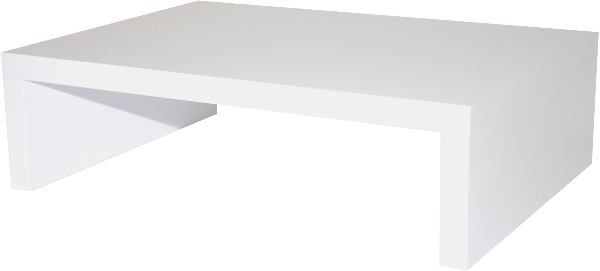 Podruce.cz monitor magasító - 10 cm,  fehér Monitor emelvény