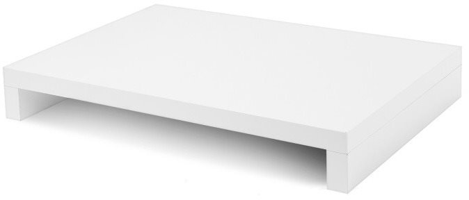Podruce.cz monitor magasító - 5 cm, fehér Monitor emelvény