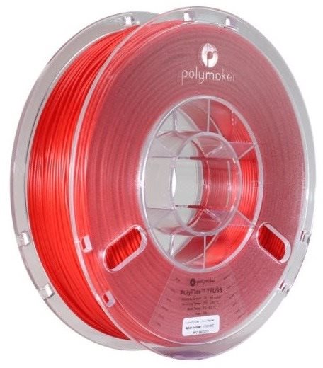 Polymaker PolyFlex TPU95 rouge Filament