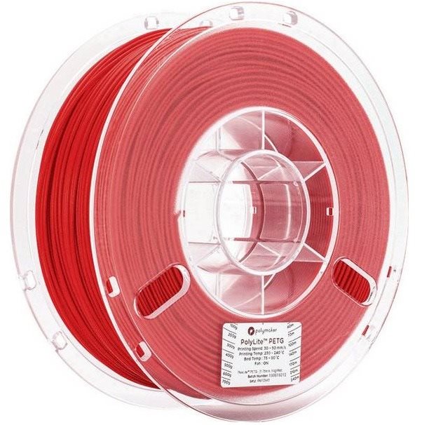 Polymaker PolyLite PETG rouge Filament