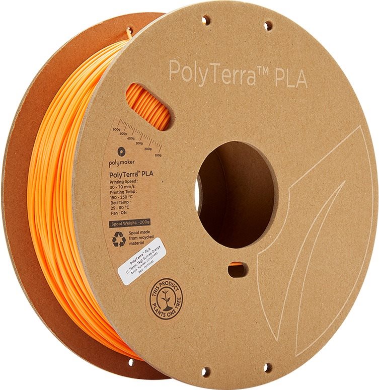Polymaker PolyTerra PLA orange Filament